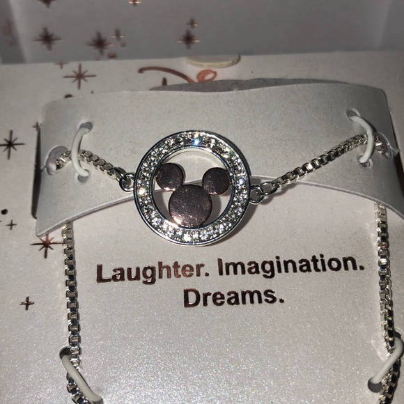 Disney silver plated Mickey bracelet NWT - Picture 6 of 7